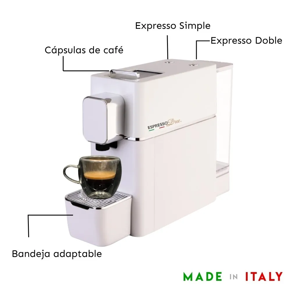 Cafetera LINDA, Blanca