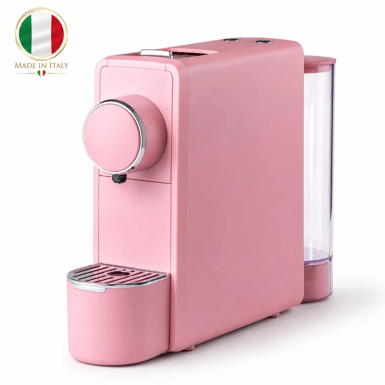 CAFETERA DE CAPSULAS ESPRESSO DUE MINI ROSADA 19 BAR